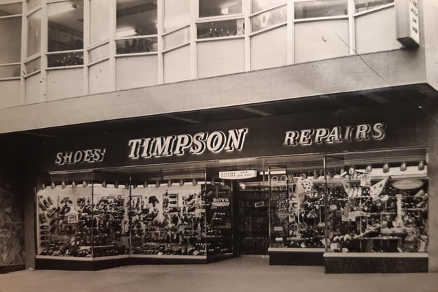 Timpson Shoe Repairs in Church Street. A little further back than the 80s though, this was 1964