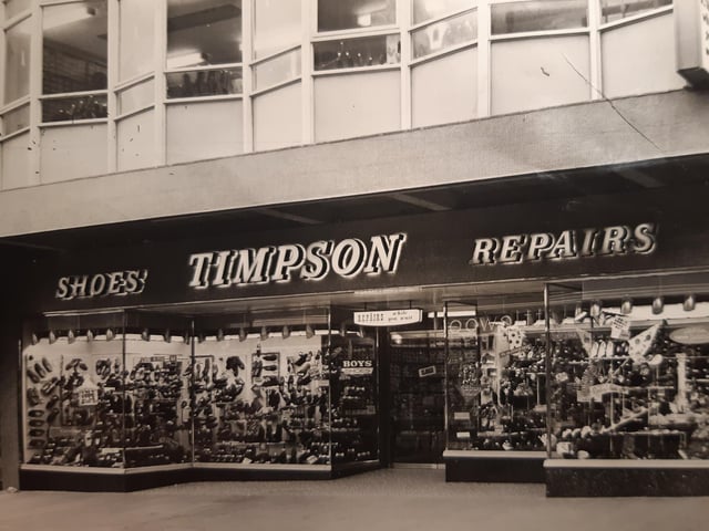 Timpson Shoe Repairs in Church Street. A little further back than the 80s though, this was 1964