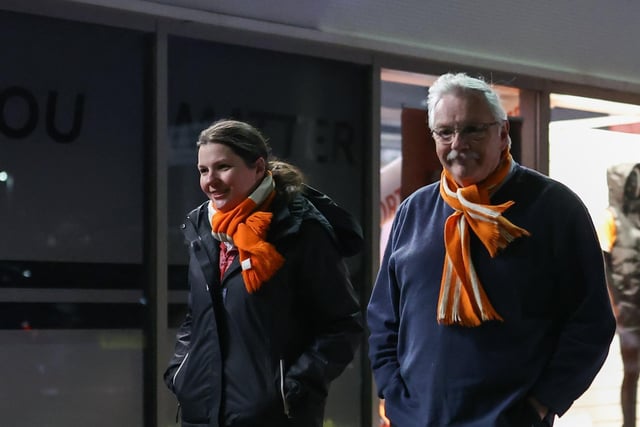 Seasiders fans showed their support in the midweek victory over Cambridge United.