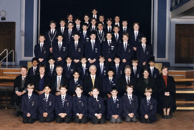 King Edward VII School choir back in 1998
