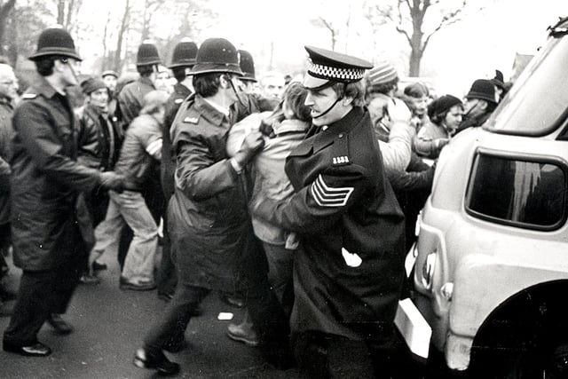 Flashback to the Winter of 1978 - the national bread strike. A clash between police and strikers at Cookson's Bakery where the men were demanding an extra £10 a week.