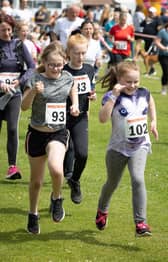 In it together, at the Freckleton Fun Run.