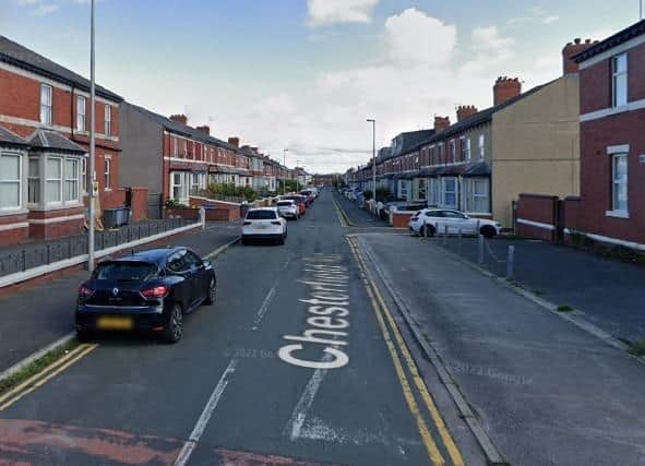 Emergency services were called to a fire at a flat on Chesterfield Road in Blackpool on Saturday morning (Janaury 14.)