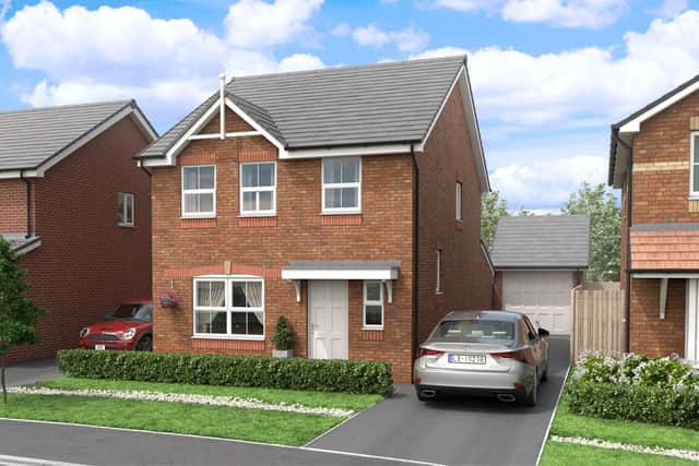 One of the new homes being built by Elan at  at Redwood Gardens, Marton Moss