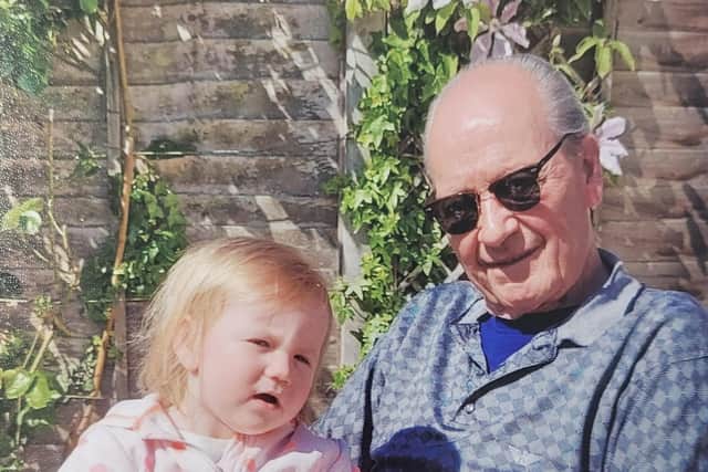 Barry with his grandaughter