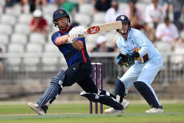 Steven Croft scored a century in his home town on his 600th Lancashire appearance