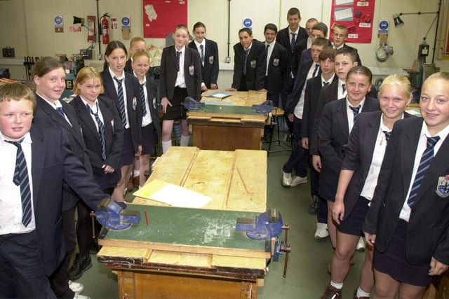 Getting to grips with Design and Technology - year 9 at Fleetwood High School in 2002