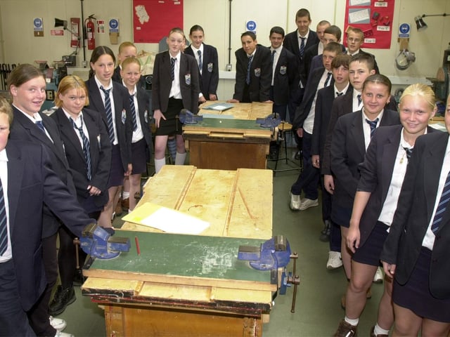 Getting to grips with Design and Technology - year 9 at Fleetwood High School in 2002