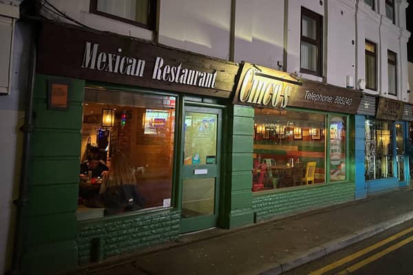 Cinco's Mexican restaurant in Poulton
