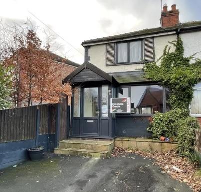This one bedroom semi on Preston Old Road is on the market for £90,000