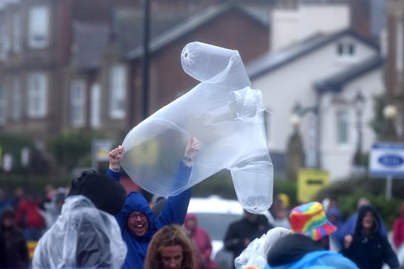 Friday night at Lytham Festival: crowds were in good spirits in spire of the rain