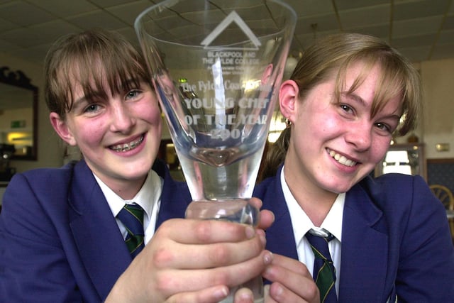 Young Master Chef of the year, held at Blackpool and Fylde College was won by Rachael Bramhall and Karly Duckworth, both 13, both from Highfield school