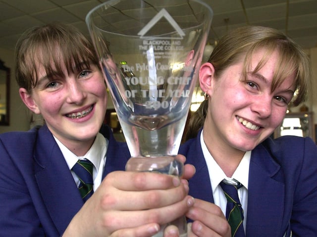 Young Master Chef of the year, held at Blackpool and Fylde College was won by Rachael Bramhall and Karly Duckworth, both 13, both from Highfield school