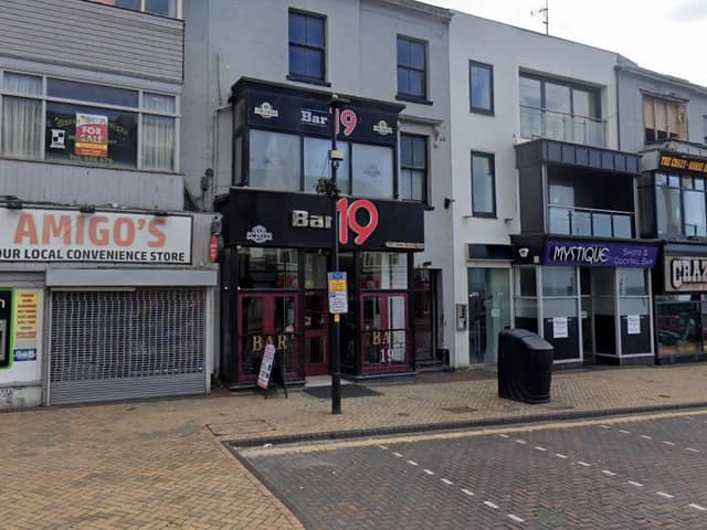 Two men were arrested at the scene on suspicion of manslaughter after a 61-year-old woman died at Bar 19 in Queen Street, Blackpool on Sunday evening (October 15)