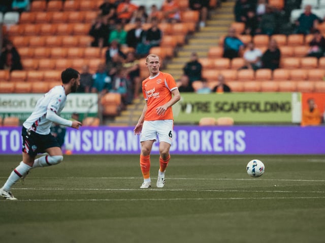 Jordan Brown's first month with Blackpool was mainly served out of position at right back, where for a period he did a decent enough job in a couple of games.