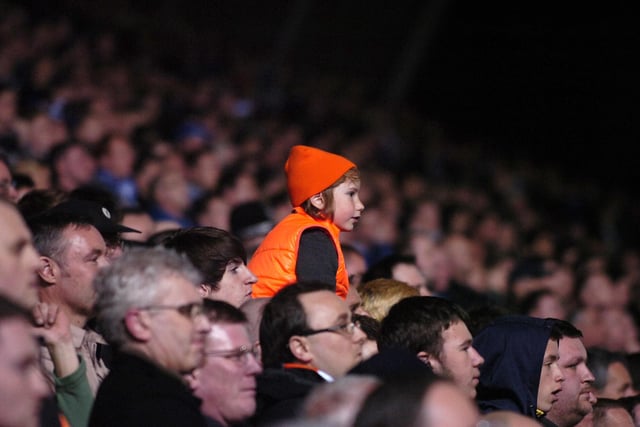 A young seasiders fan picked out in the crowds at the play-offs in 2012