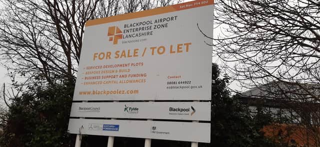 Blackpool Airport Enterprise Zone is one of the best performing in the county