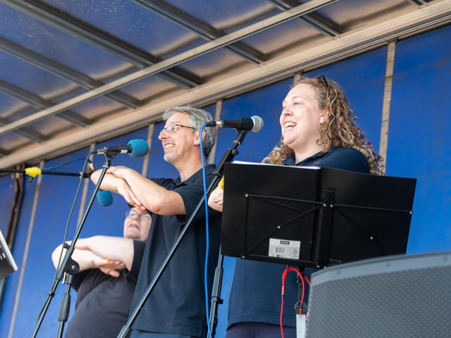 Lytham St Annes Shanty Crew perform at Lytham St Annes RNLI open day. Photo: Kelvin Lister-Stuttard