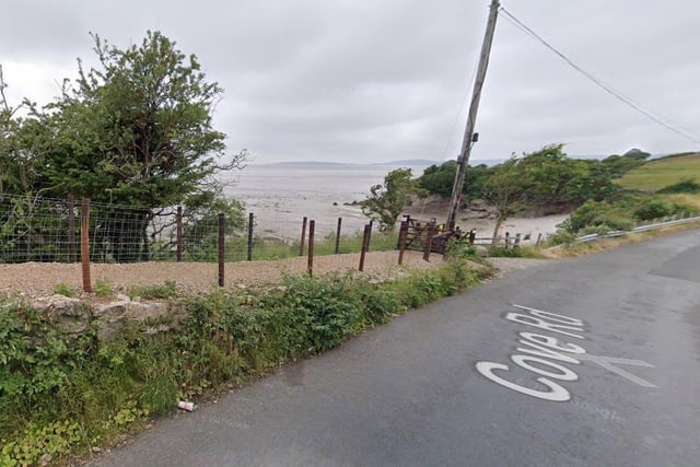 Specialist search teams conducted further searches near Cove Road Beach in Silverdale beach (pictured) where human remains were found at the weekend.