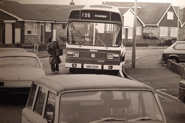Late 80s, early 90s? This was the Cleveleys 196 service on Roundway in Fleetwood
