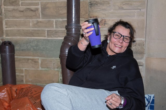 Warm drinks a comfort for those sleeping out 
Pic: Claire Griffiths