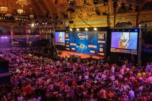 The World Matchplay Darts is now underway at Blackpool's Winter Gardens.
