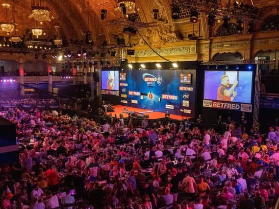 The World Matchplay Darts is now underway at Blackpool's Winter Gardens.