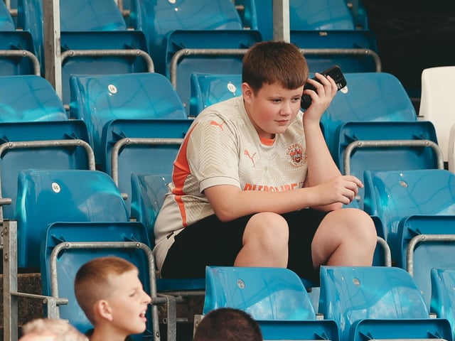 Seasiders supporters packed out the away end at Stockport.