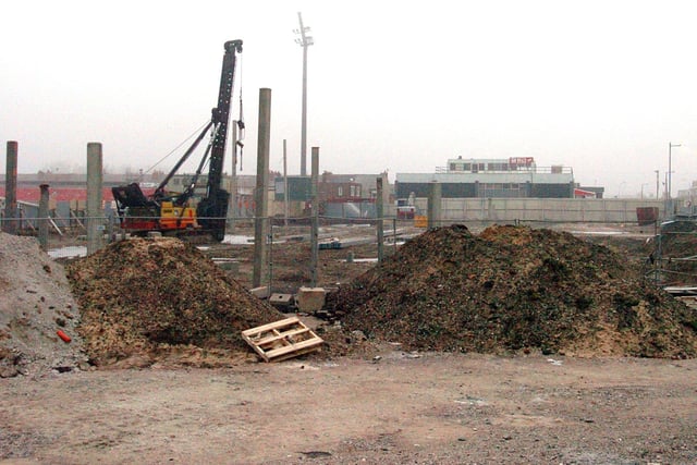 This was 2008 as building work progressed on the new South Stand