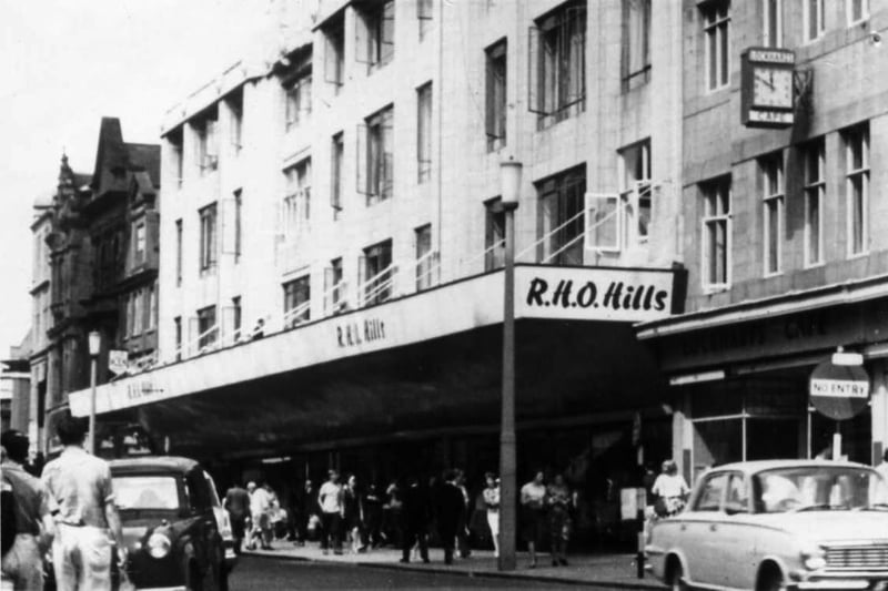 RHO Hills exterior  in the early 1960s showing Lockharts Cafe