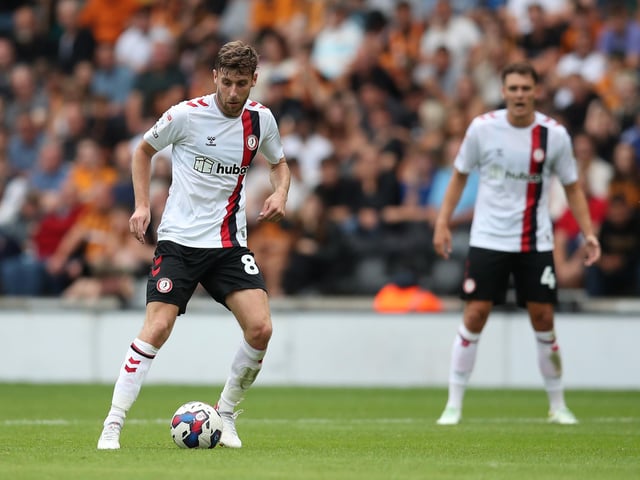 HULL, ENGLAND - JULY 30: Joe Williams of Bristol City during the Sky Bet Championship match between Hull City and Bristol City at MKM Stadium on July 30, 2022 in Hull, England. (Photo by Ashley Allen/Getty Images)