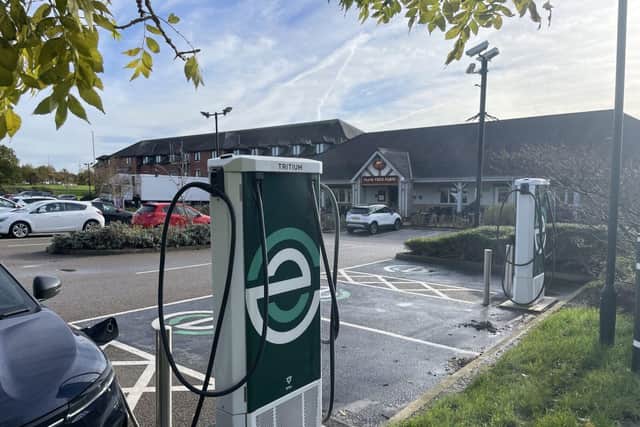 Evyve chargers at Plum Tree Farm Pub