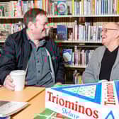 Leslie Eastham (left) has found friends at his local warm hub