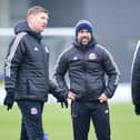 AFC Fylde's coaching team saw their players draw against Dagenham and Redbridge Picture: AFC Fylde