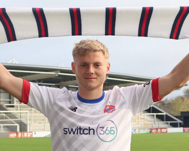 AFC Fylde have signed Max Bardell on loan from Derby County Picture: AFC Fylde