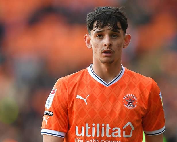 Patino has made 36 appearances for Blackpool this season