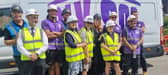 The DIY SOS team with Rev Tracy and others from local churches