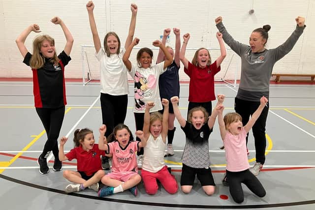 Girls of all abilities are welcome at Blackpool FC Community Trust's Wildcats sessions