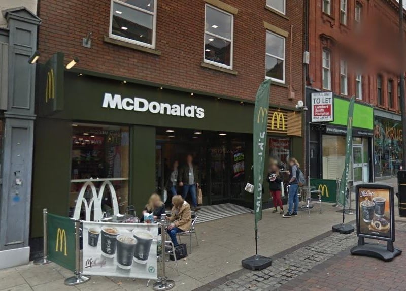 The McDonald's on Friargate has a rating of 3.9 out of 5 from 1,600 Google reviews
