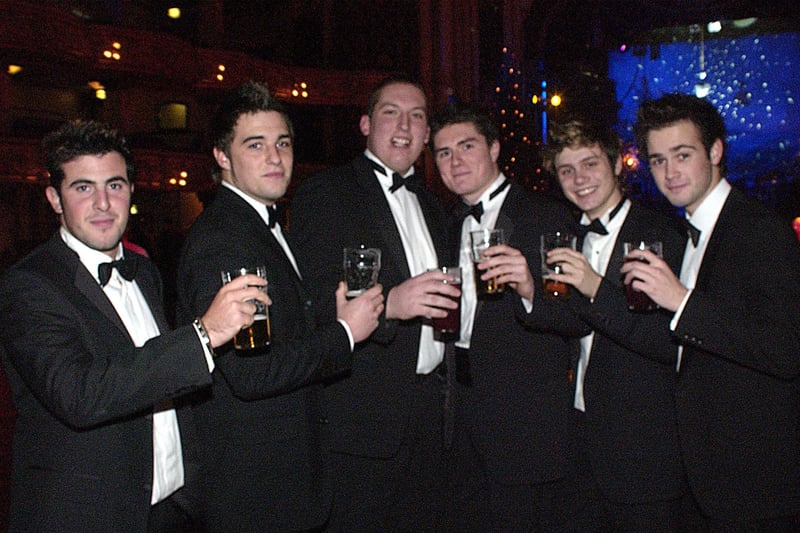 Joel Franks, Gareth Pattington, Phil Bent, Henry Barker, Christopher Dean and Joe Holloway in 2003