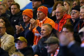 Seasiders supporters made the long trip to Gillingham.