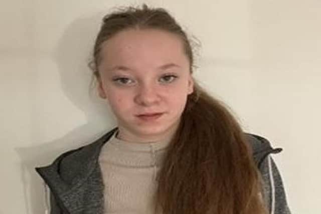 Tegan Stringer was last seen in the Whitegate Drive area of Blackpool on November 1 (Credit: Lancashire Police)