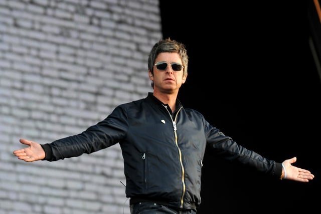 Noel Gallagher on stage in 2016