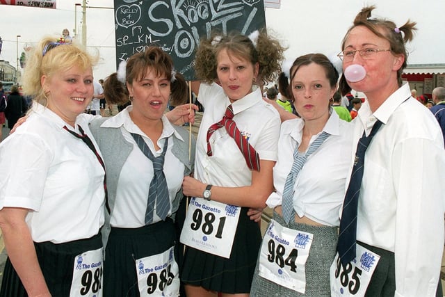 Hells Belles: From left, Cathy Moss, Heather Goulden, Kelly Moss, Sarah Clegg and Patricia Bird.