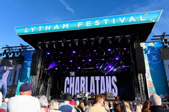 The Charlatans perform at Lytham Festival on July 10th 2022. Photo: Kelvin Stuttard