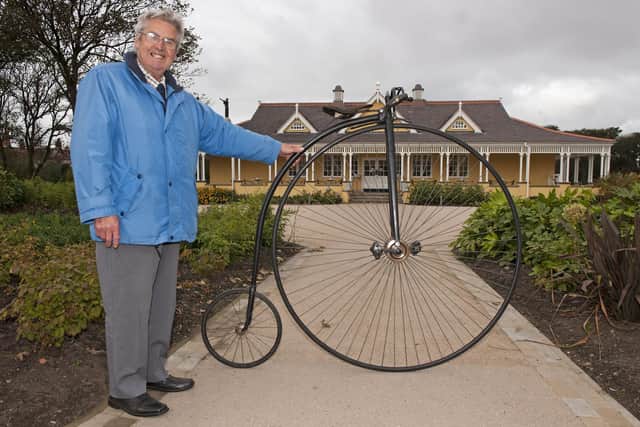 Arnold Sumner was a big fan of two-wheeled transport