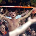 The passion - this is a scene from the first leg of the semi final play-offs when Blackpool beat Oldham Athletic on May 13 2007