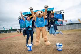 Guide Dogs For the Blind was among the charities to benefit from collecting at Lytham Festival