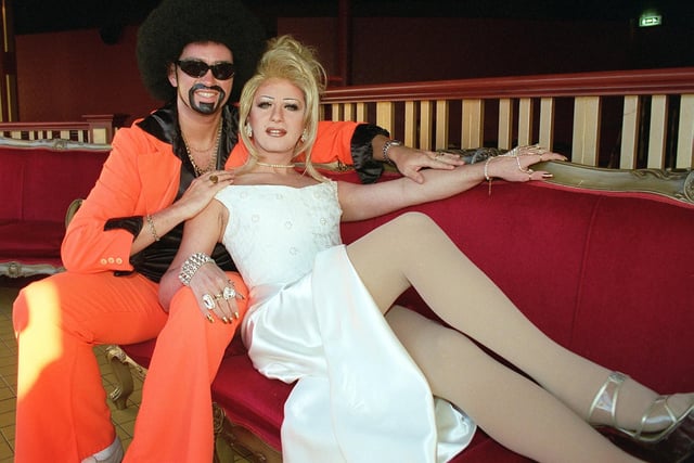 Lionel Vinvyl meets Funny Girl's Zoe who he was co-starring with in the new Wednesday show at Funny Girls back in 1999