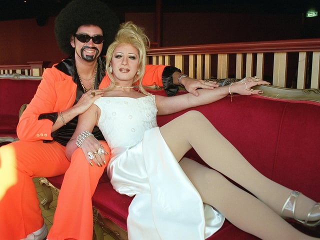Lionel Vinvyl meets Funny Girl's Zoe who he was co-starring with in the new Wednesday show at Funny Girls back in 1999